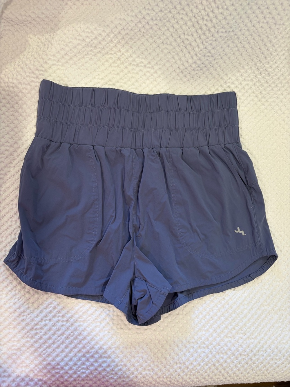 JoyLab High-Waist Athletic Shorts in Slate